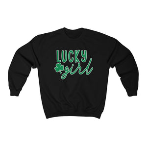 Lucky Girl - Unisex Heavy Blend™ Crewneck Sweatshirt