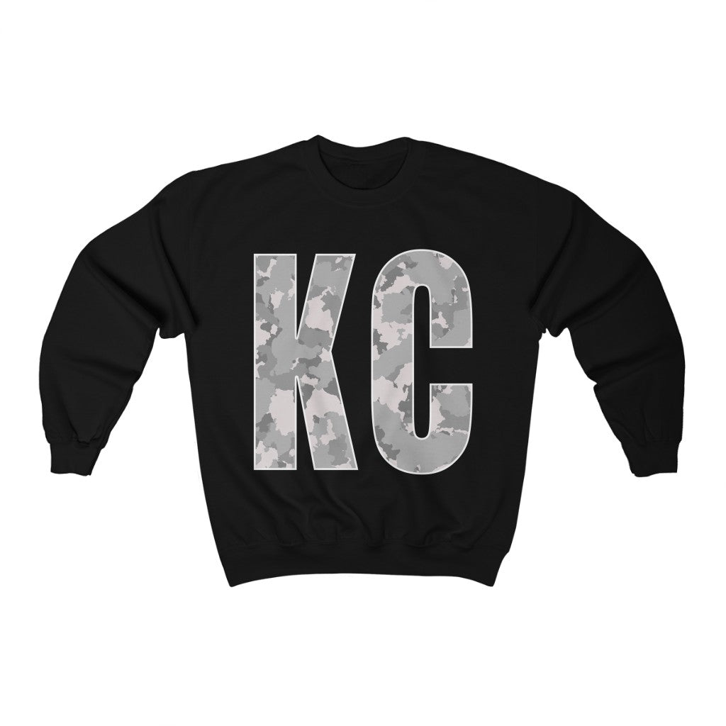 KC Gray Camo - Unisex Heavy Blend™ Crewneck Sweatshirt