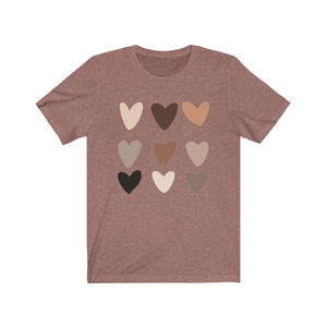 One Heart - Unisex Jersey Short Sleeve Tee