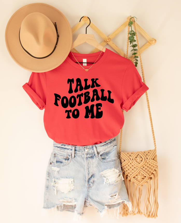 Talk Football To Me - Unisex Jersey Short Sleeve Tee