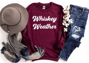 Whiskey Weather - Unisex Heavy Blend™ Crewneck Sweatshirt