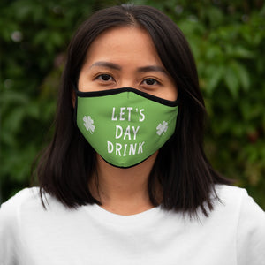 Let's Day Drink - Fitted Polyester Face Mask