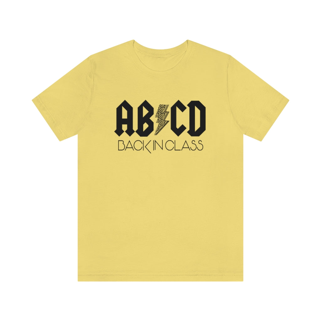 ABCD Back In Class - Unisex Jersey Short Sleeve Tee