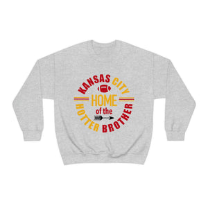 Home of the Hotter Kelce - Unisex Heavy Blend™ Crewneck Sweatshirt