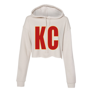 KC Red & Yellow - Women's Cropped Hoodie