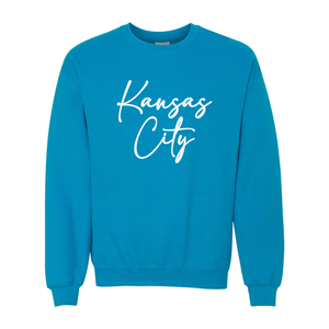 Everyday Kansas City White Font - Crewneck