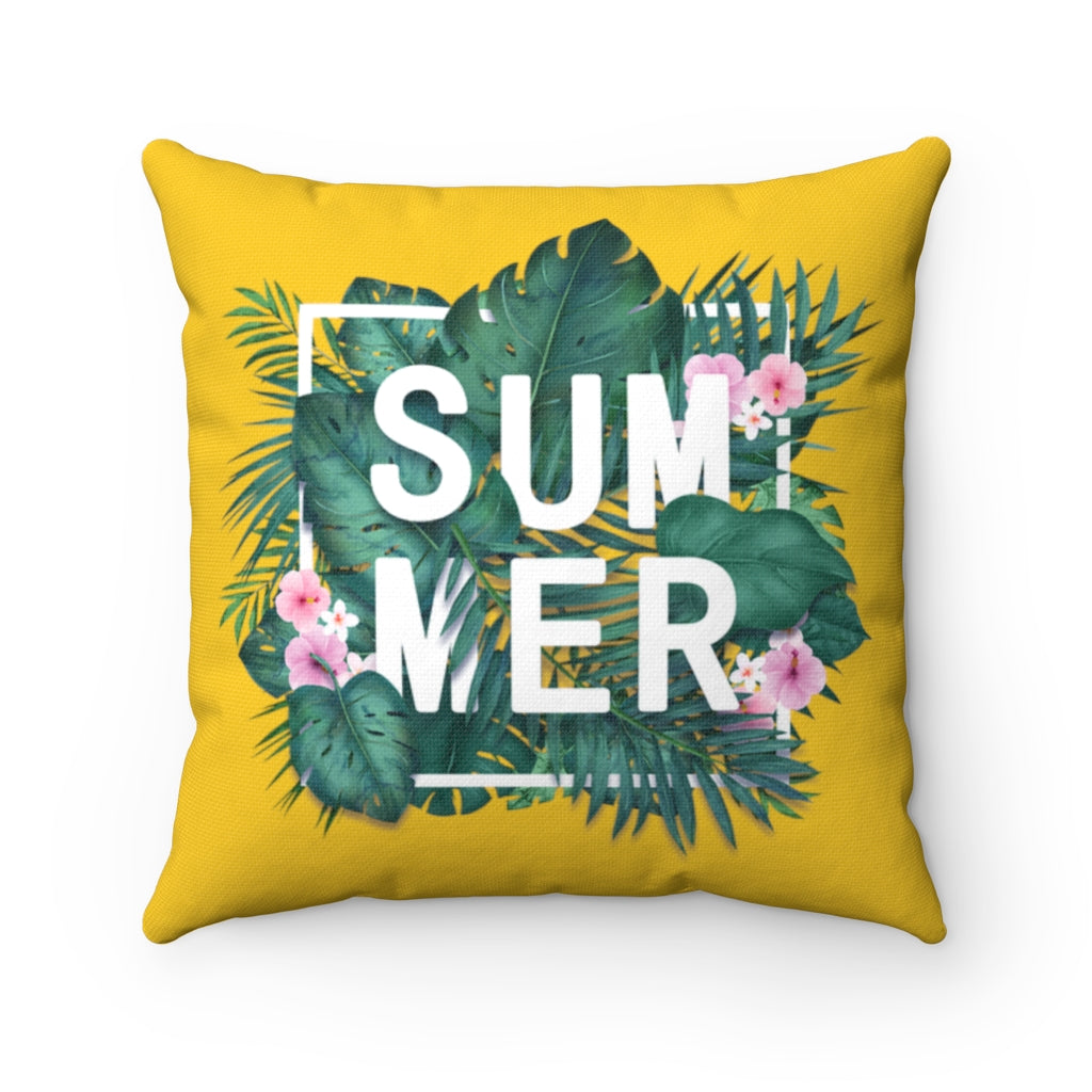 SUMMER - Spun Polyester Square Pillow Case