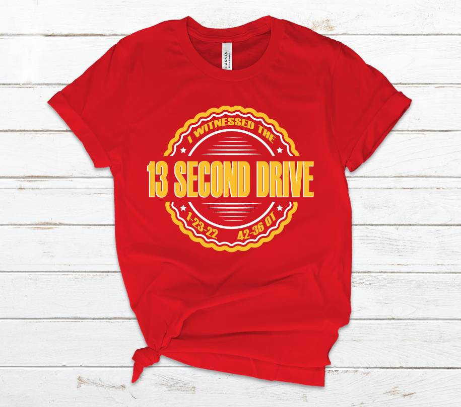 13 Second Drive - Unisex Jersey Short Sleeve Tee