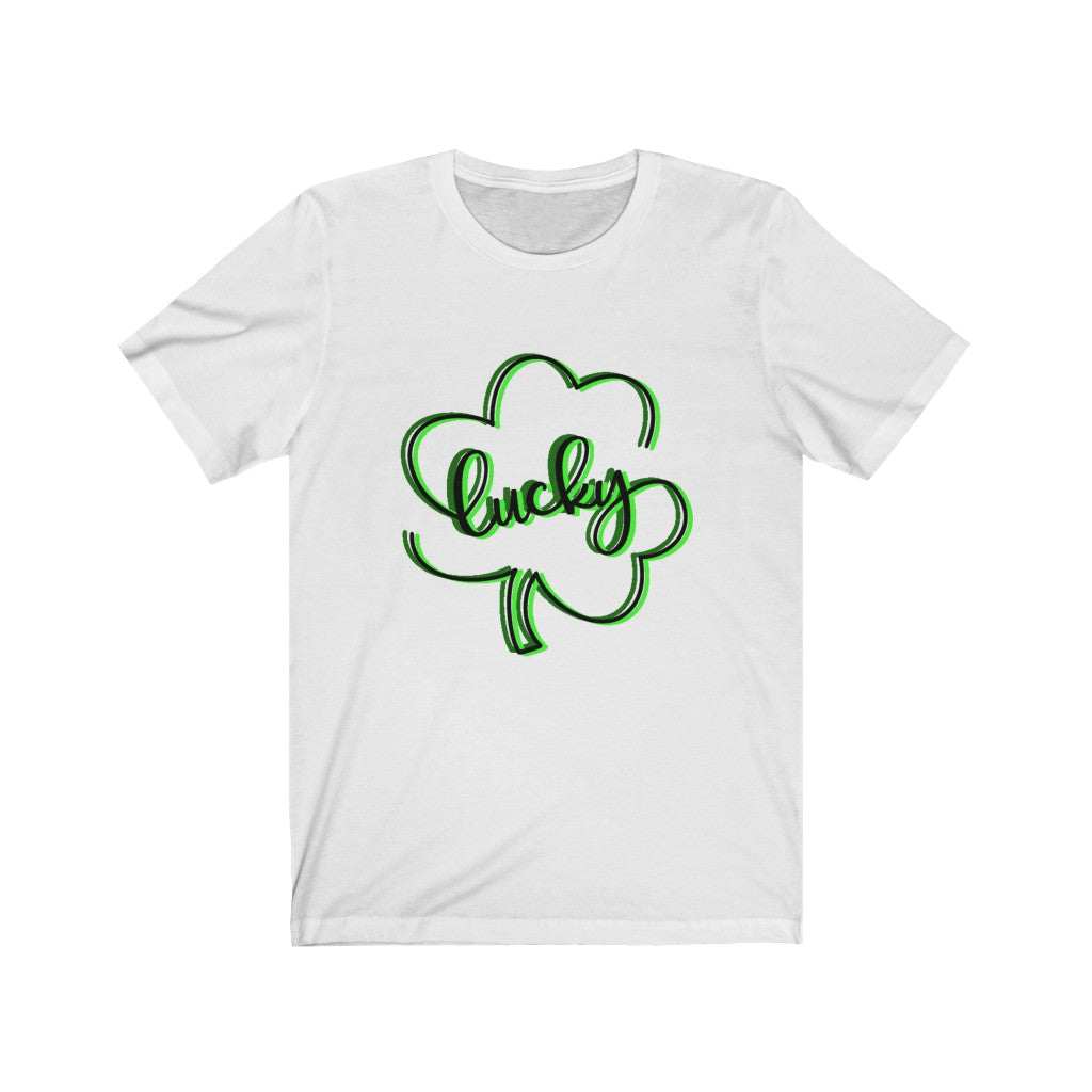 Lucky Clover Unisex Jersey Short Sleeve Tee