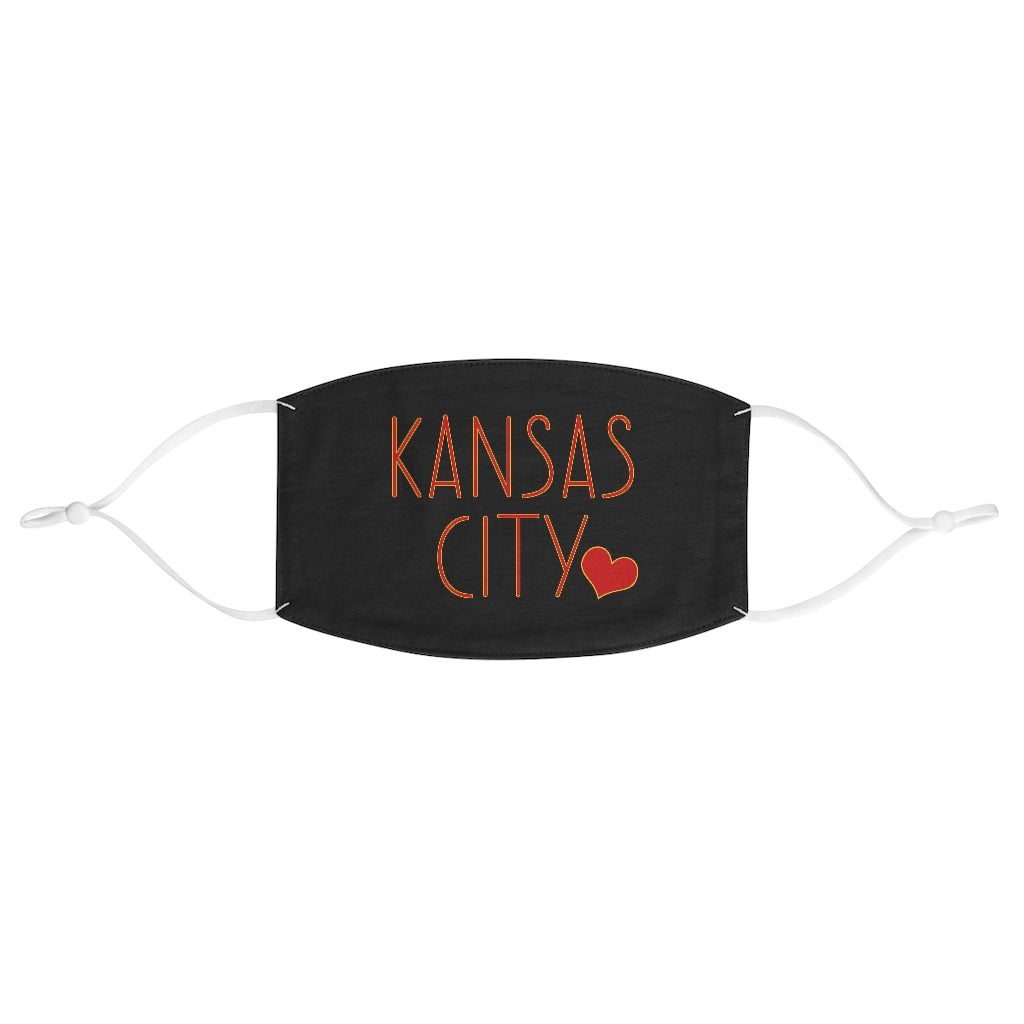 Kansas City Heart - Fabric Face Mask