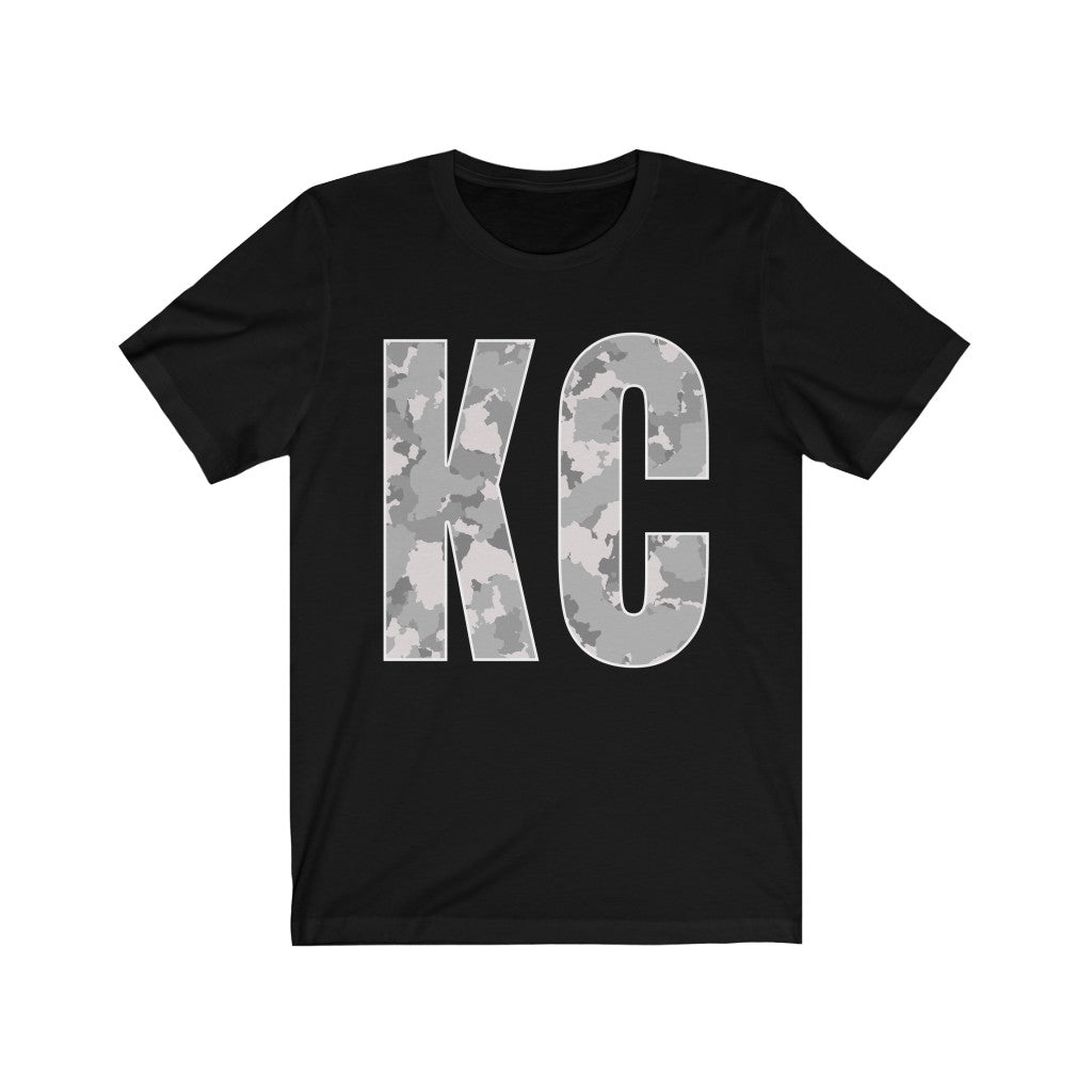 KC Gray Camo - Unisex Jersey Short Sleeve Tee