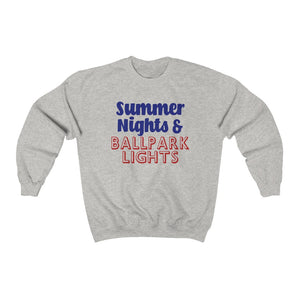 Summer Nights & Ballpark Lights - Unisex Heavy Blend™ Crewneck Sweatshirt