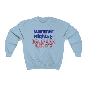 Summer Nights & Ballpark Lights - Unisex Heavy Blend™ Crewneck Sweatshirt