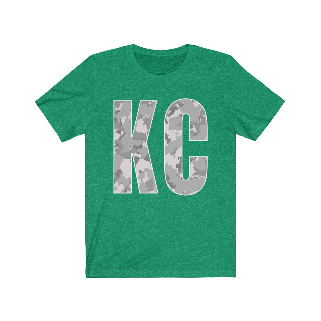 KC Camo Green - Unisex Jersey Short Sleeve Tee