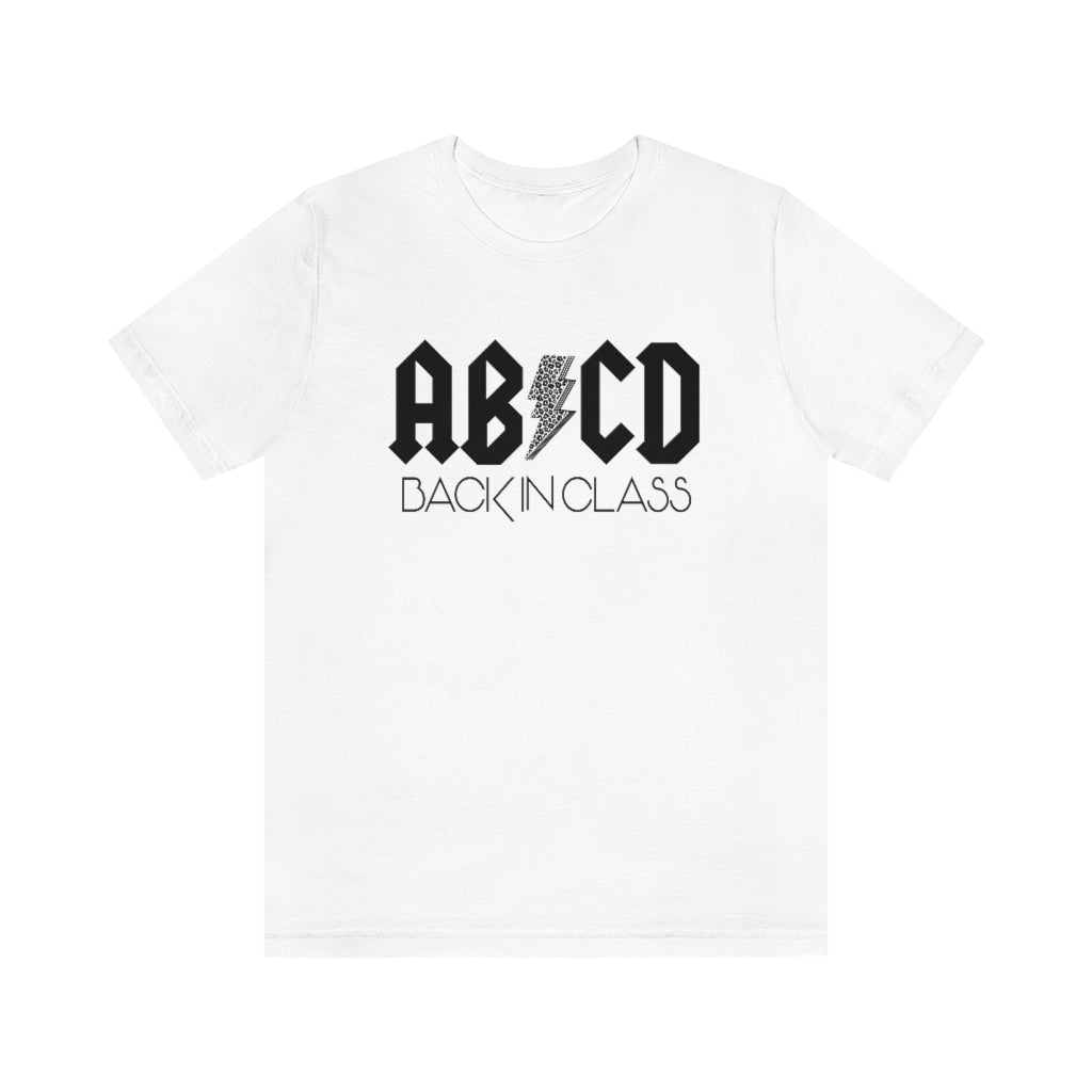ABCD Back In Class - Unisex Jersey Short Sleeve Tee