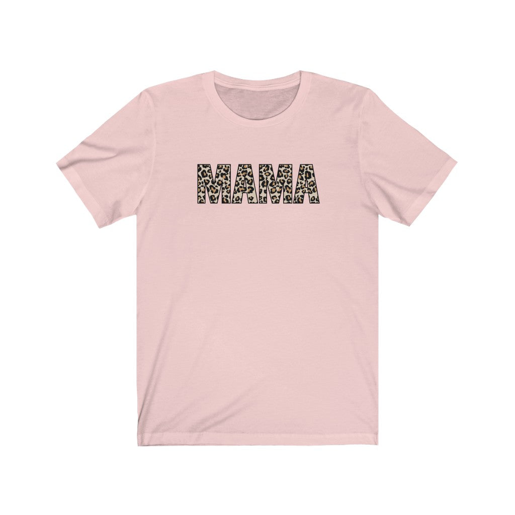 MAMA Leopard - Unisex Jersey Short Sleeve Tee