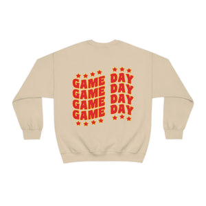 Game Day Front/Back - Unisex Heavy Blend™ Crewneck Sweatshirt