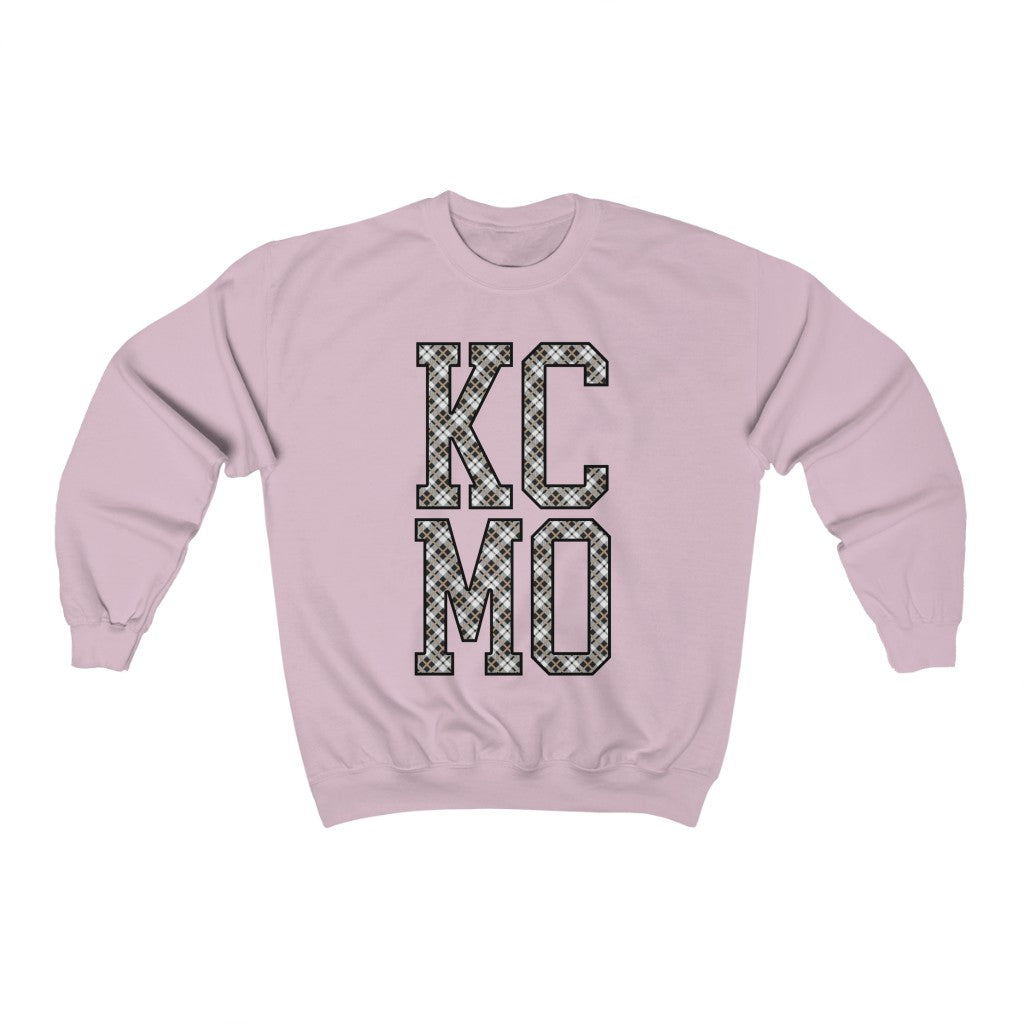 KCMO Plaid- Unisex Heavy Blend™ Crewneck Sweatshirt