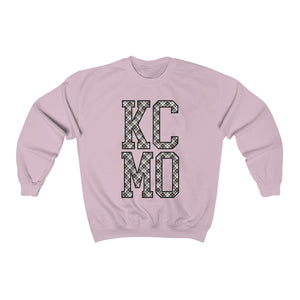 KCMO Plaid- Unisex Heavy Blend™ Crewneck Sweatshirt