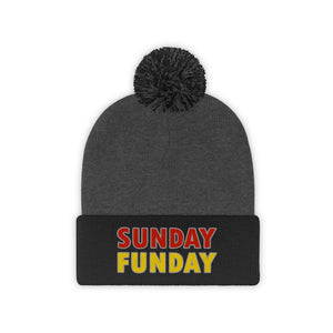 SUNDAY FUNDAY - Pom Pom Beanie