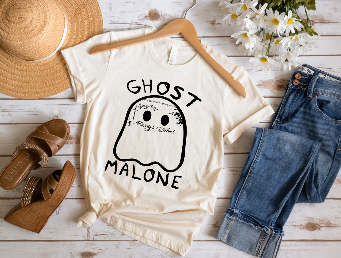 Ghost Malone - Unisex Jersey Short Sleeve Tee