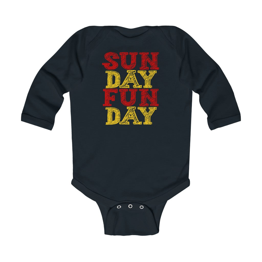 SUNDAY FUNDAY - Infant Long Sleeve Bodysuit