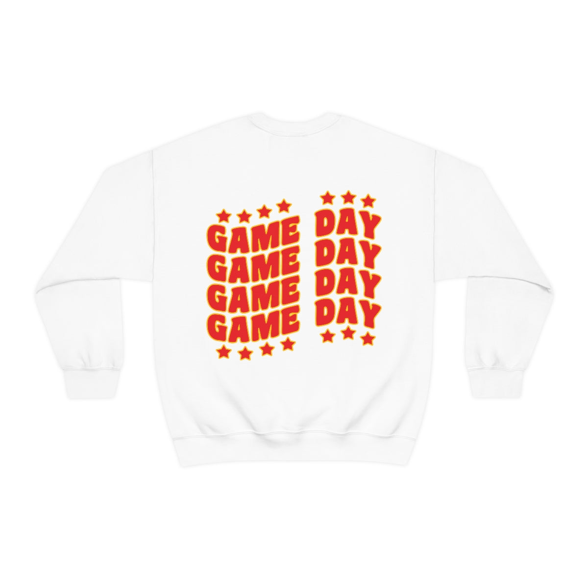 Game Day Front/Back - Unisex Heavy Blend™ Crewneck Sweatshirt