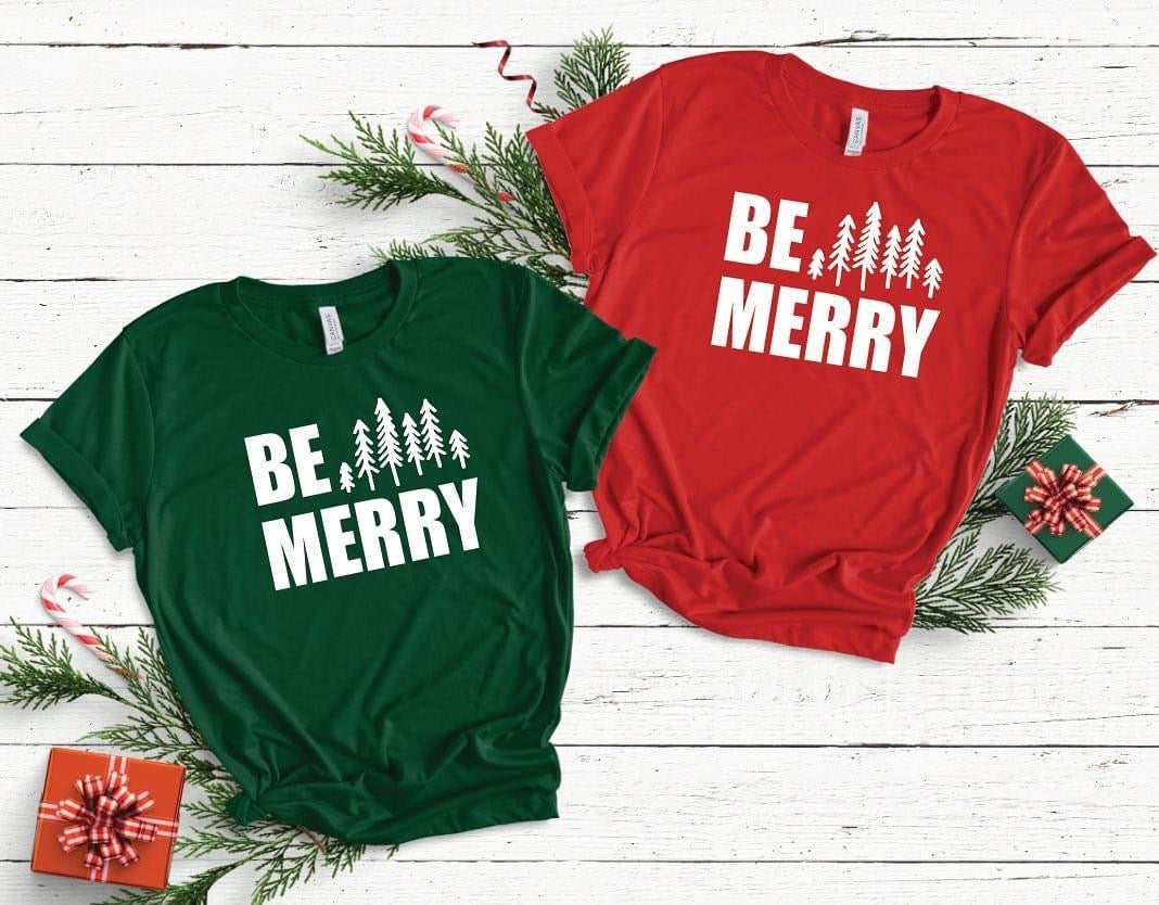 Be Merry - Unisex Jersey Short Sleeve Tee