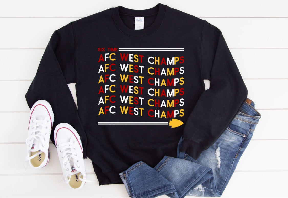 Six Time Champs - Unisex Heavy Blend™ Crewneck Sweatshirt