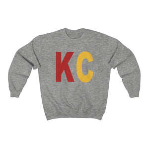 KC Red & Yellow - Unisex Heavy Blend™ Crewneck Sweatshirt