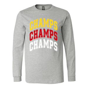 3 Time Champs - Long Sleeve Jersey Tee