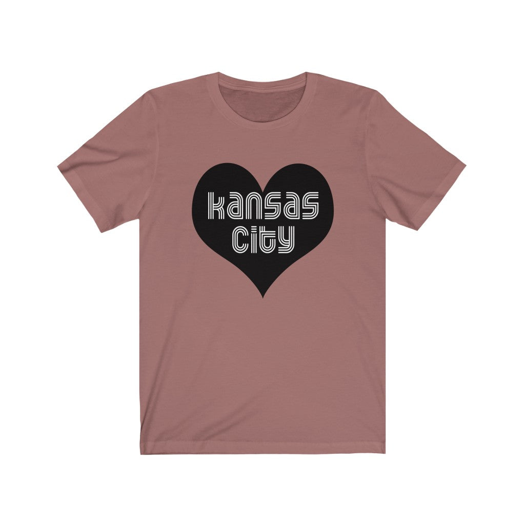 Kansas City Heart - Unisex Jersey Short Sleeve Tee