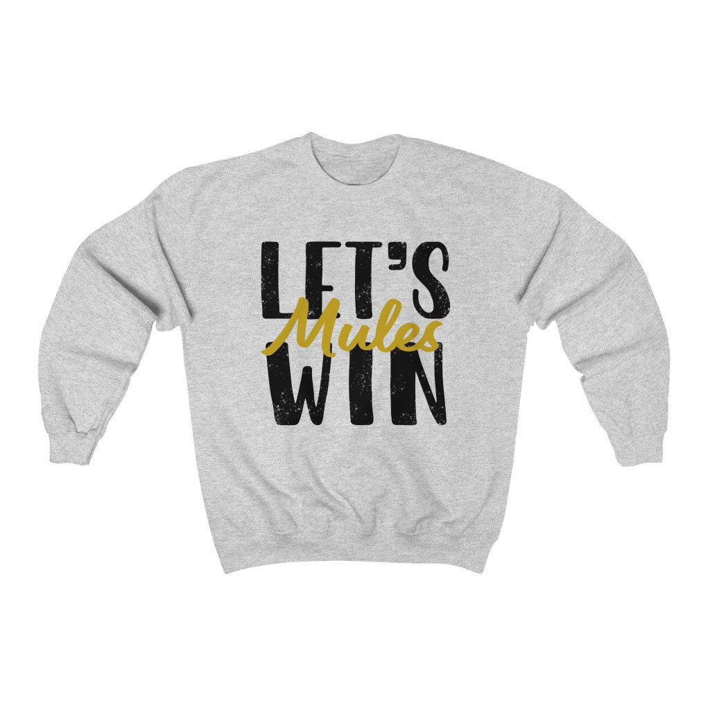 Let’s Win Mules - Unisex Heavy Blend™ Crewneck Sweatshirt