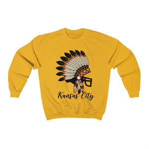 Headdress Black Helmet - Unisex Heavy Blend™ Crewneck Sweatshirt