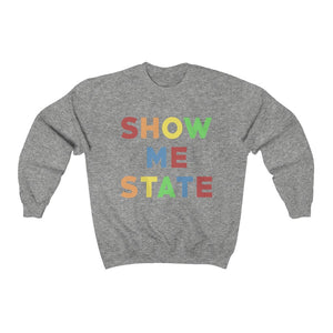 Show Me State - Multi Color - Unisex Heavy Blend™ Crewneck Sweatshirt