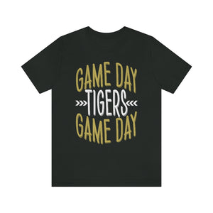 Game Day Tee Tigers - Unisex Jersey Short Sleeve Tee