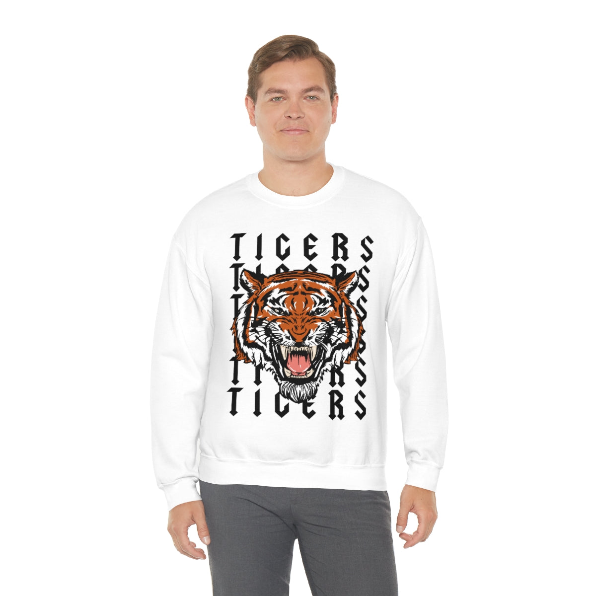 Tigers - Unisex Heavy Blend™ Crewneck Sweatshirt