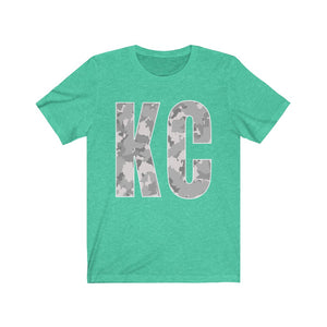 KC Camo Green - Unisex Jersey Short Sleeve Tee