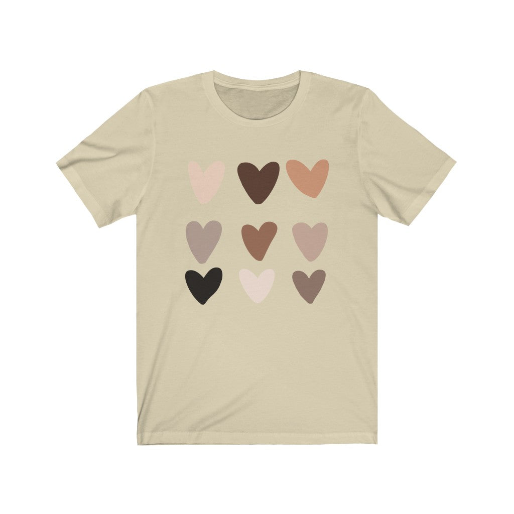 One Heart - Unisex Jersey Short Sleeve Tee