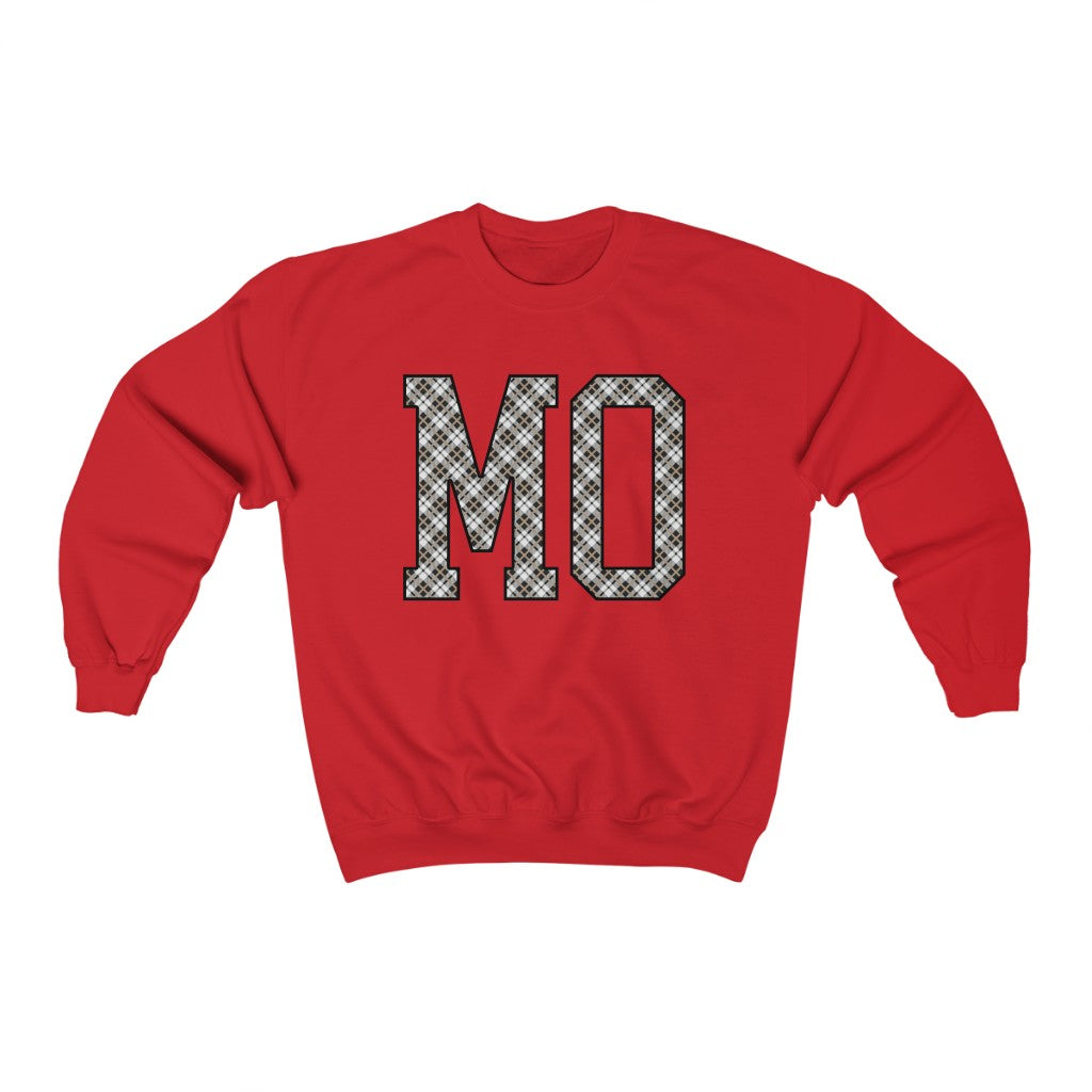 MO Plaid  - Unisex Heavy Blend™ Crewneck Sweatshirt