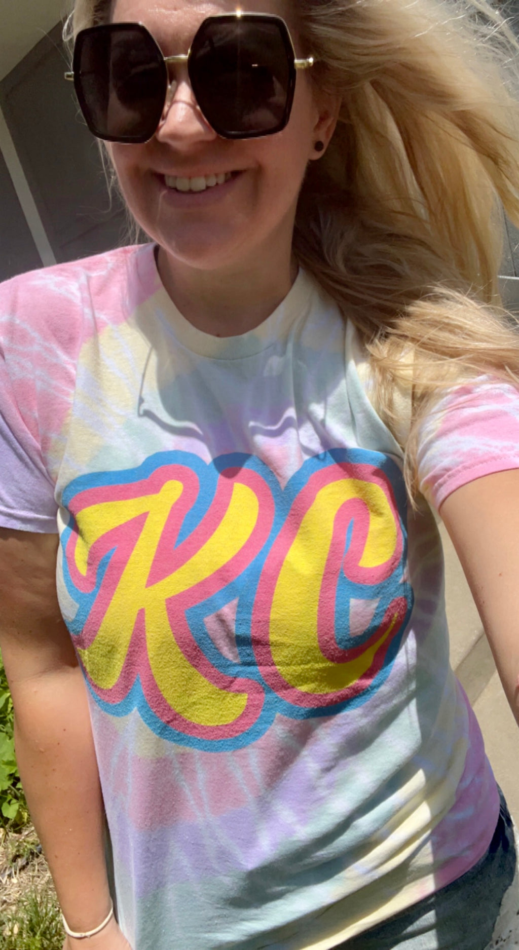 KC Proud - Tie-Dye Tee, Spiral