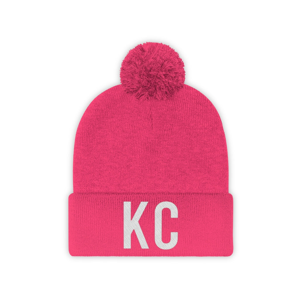 KC - Pom Pom Beanie