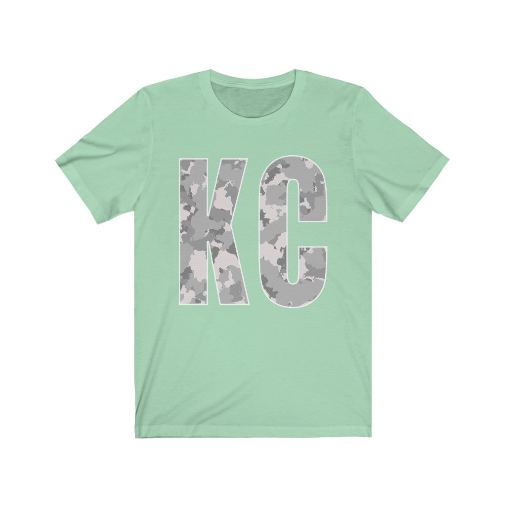 KC Camo Green - Unisex Jersey Short Sleeve Tee