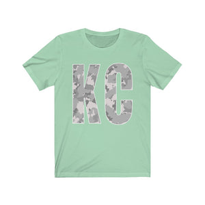 KC Camo Green - Unisex Jersey Short Sleeve Tee