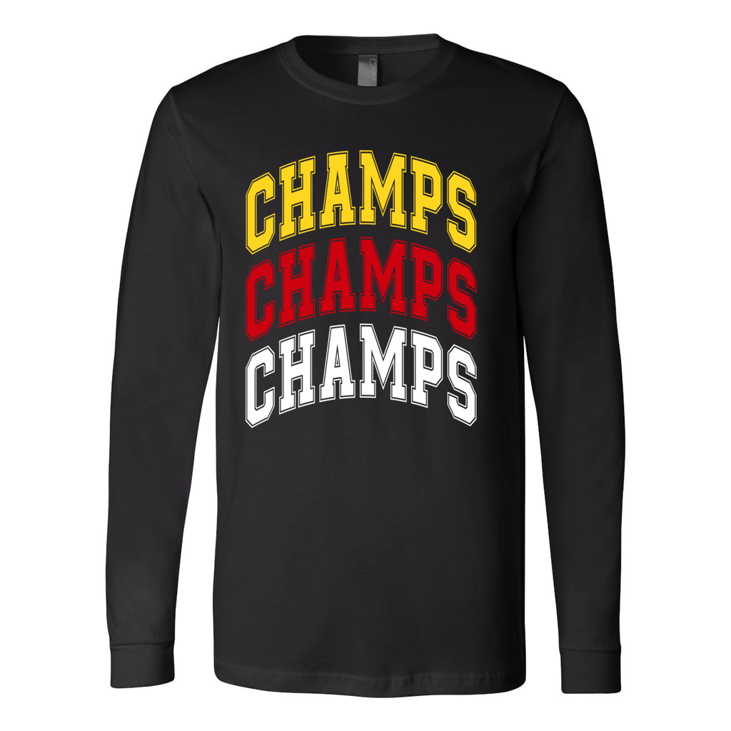3 Time Champs - Long Sleeve Jersey Tee