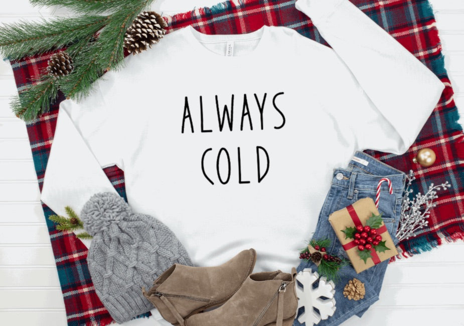 Always Cold - Unisex Heavy Blend™ Crewneck Sweatshirt