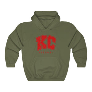 KC Football - Unisex Heavy Blend™ Hooded Sweatshirt