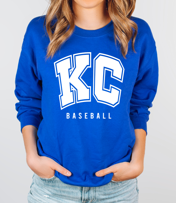 KC Baseball - Unisex Heavy Blend™ Crewneck Sweatshirt