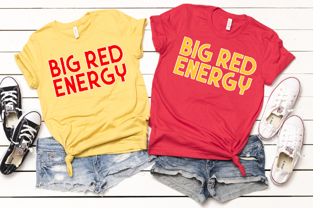 Big Red Energy - Unisex Jersey Short Sleeve Tee