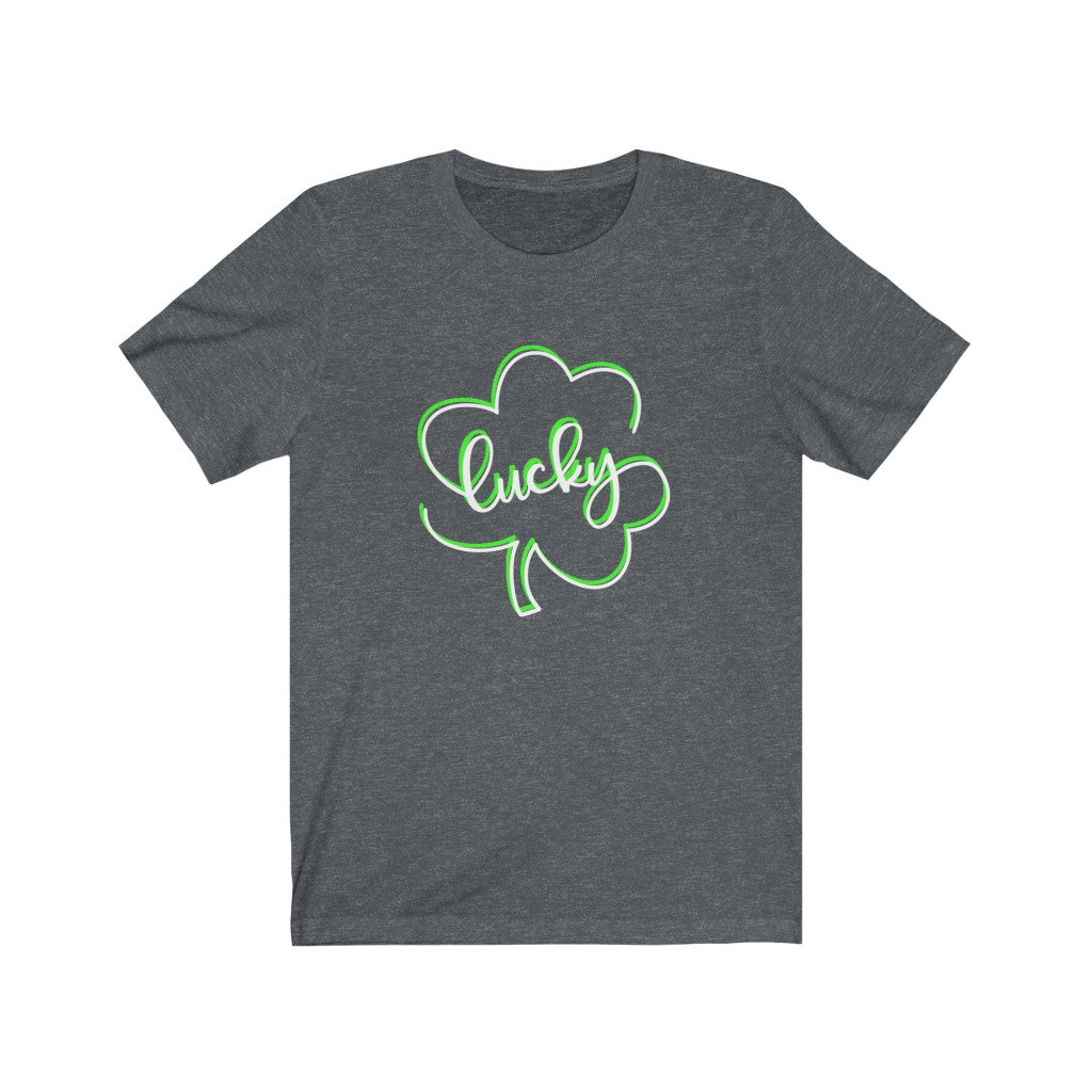 Lucky Clover Unisex Jersey Short Sleeve Tee